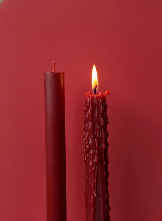 BEESWAX TAPERED CANDLE